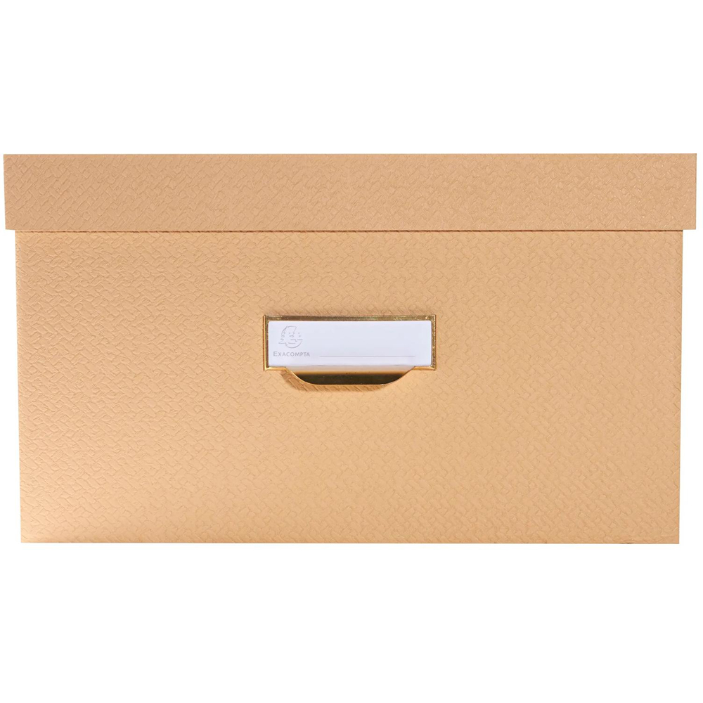 Exacompta OfficeByMe Beige Storage Box Set of 3 Image 3
