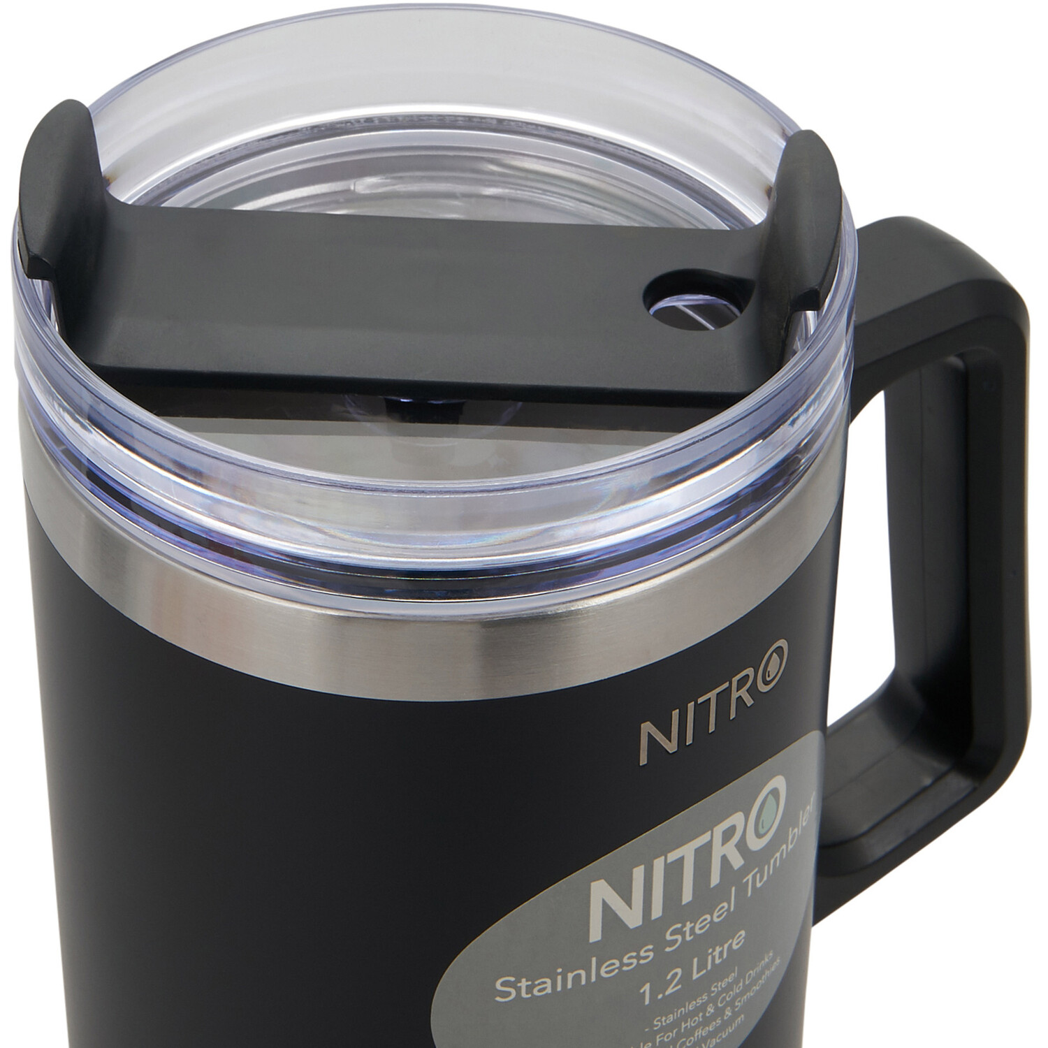 Nitro 1.2L Stainless Steel Tumbler - Black Image 4
