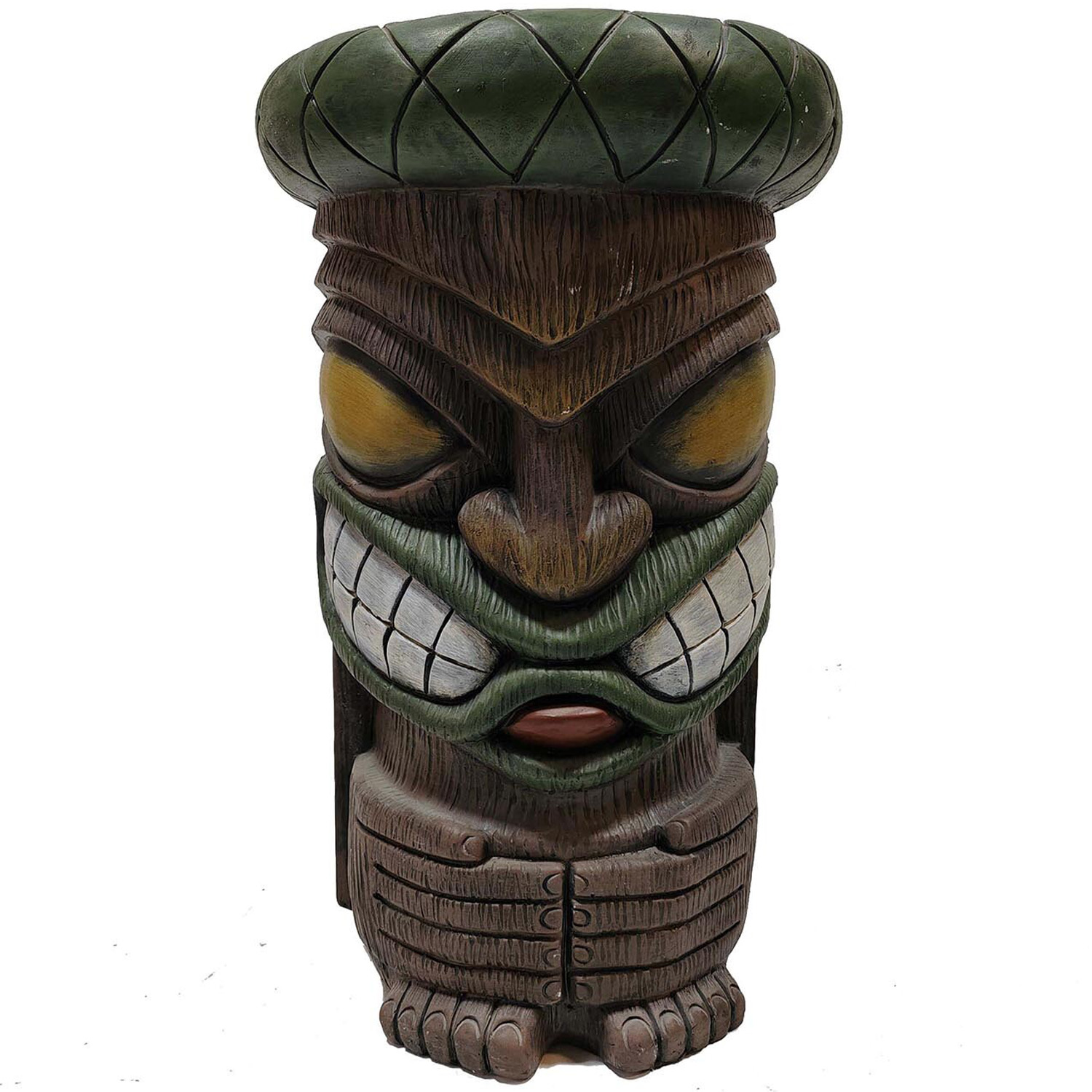 Large Tiki Planter - Neutral Image 1