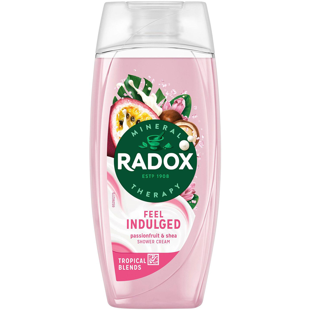 Radox Mineral Therapy Feel Indulged Passionfruit and Shea Moisturising Shower Cream 225ml 6 Pack Image 3