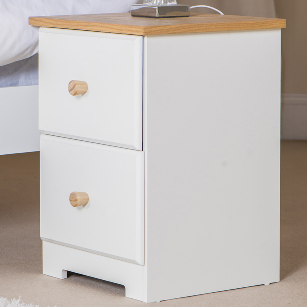 Colorado 2 Drawer Petite Bedside Table Image 1