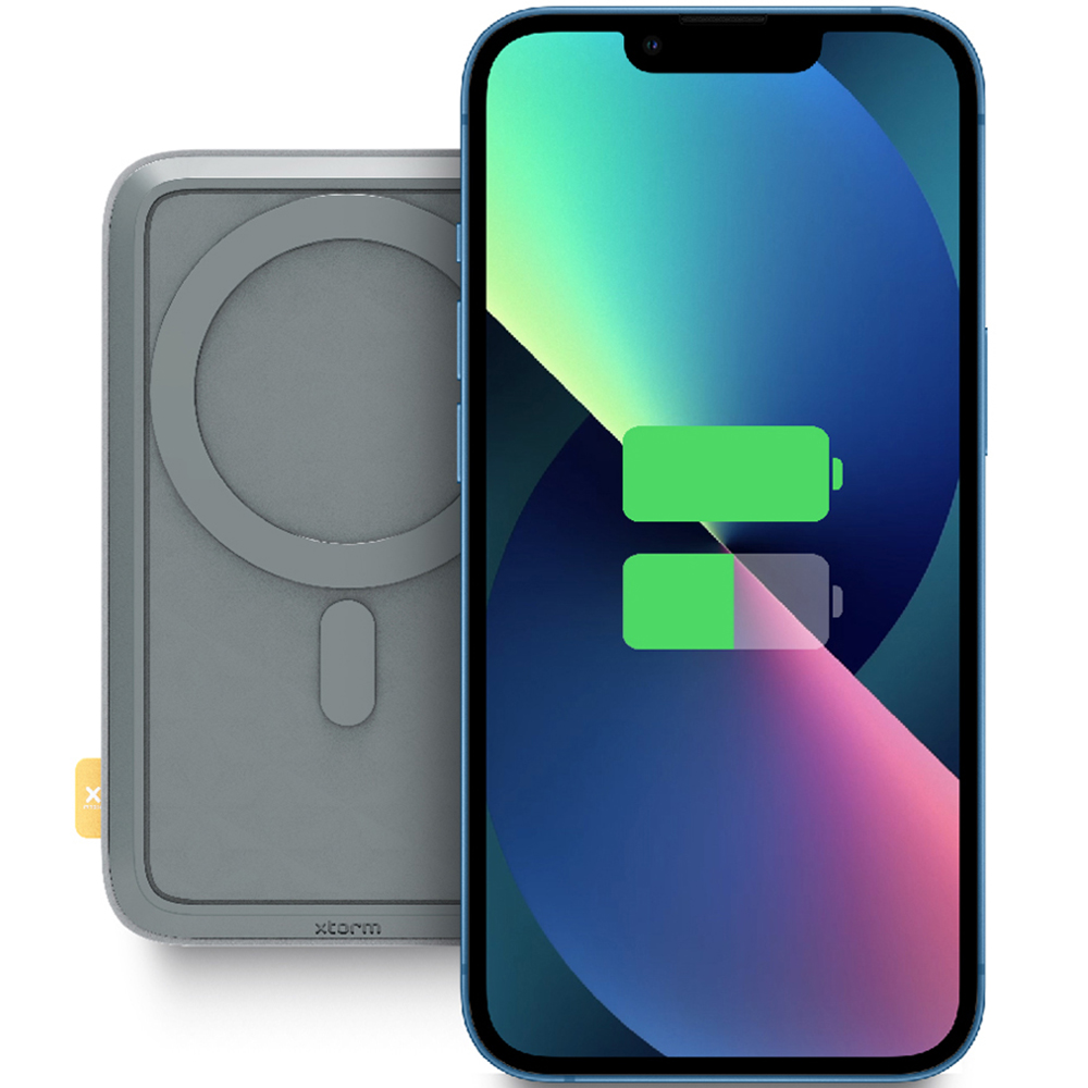 Xtorm Fuel Series4 Magnetic Wireless Power Bank Grey 10000mAh Image 5