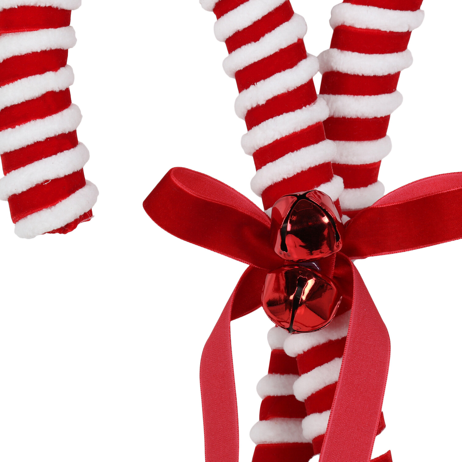 Hanging Candy Cane Bow Decoration Image 3
