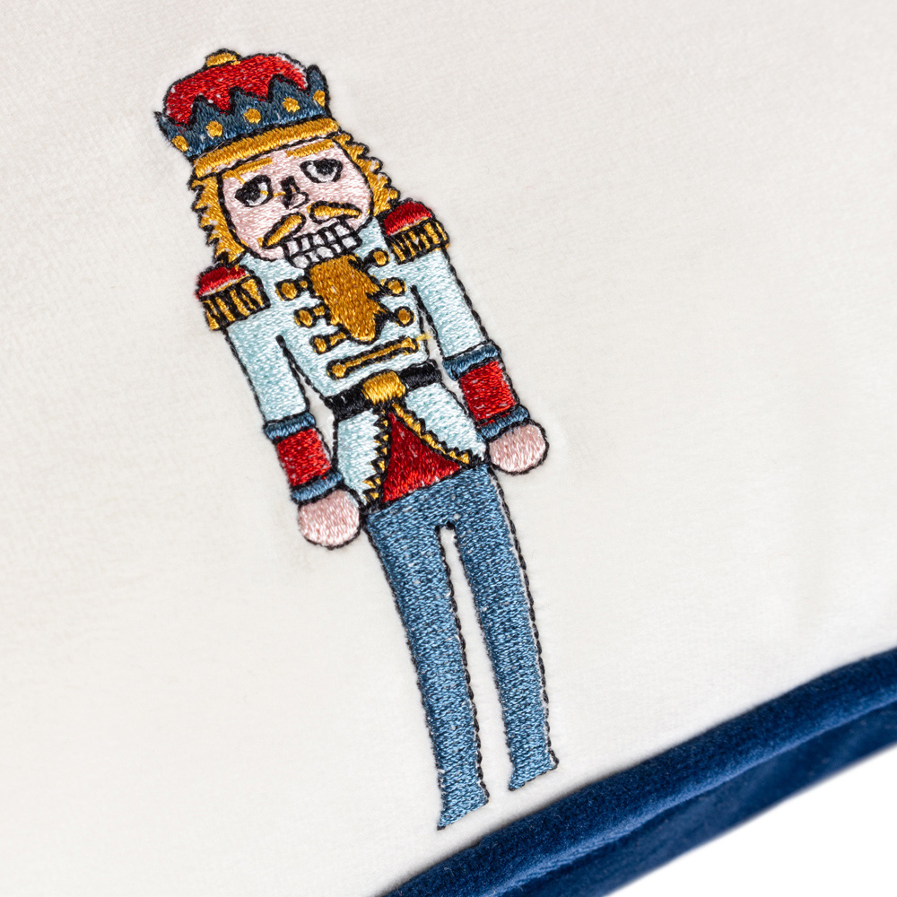 Furn Multicolour Classic Nutcracker Embroidered Reversible Cushion 43 x 43cm Image 5