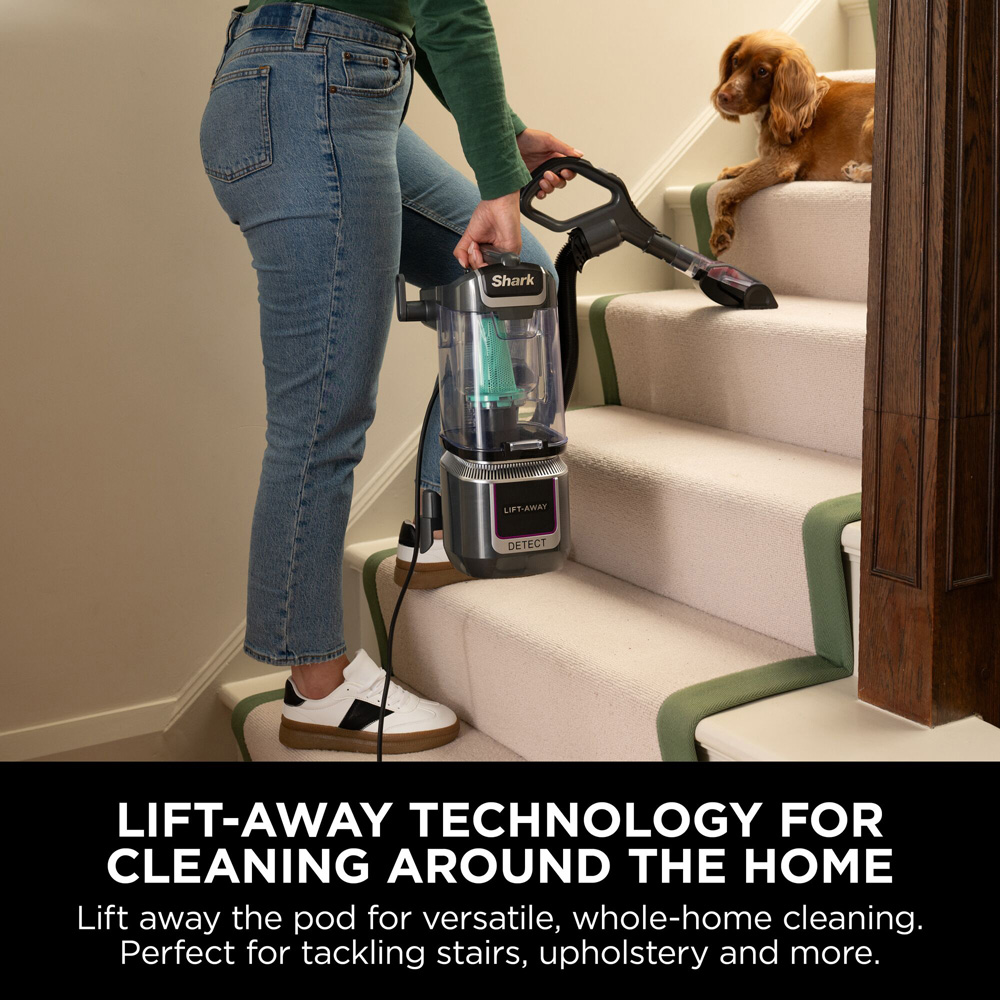 Shark Detect LA450UKT Graphite Grey Pet Pro Corded Upright Vacuum Image 6