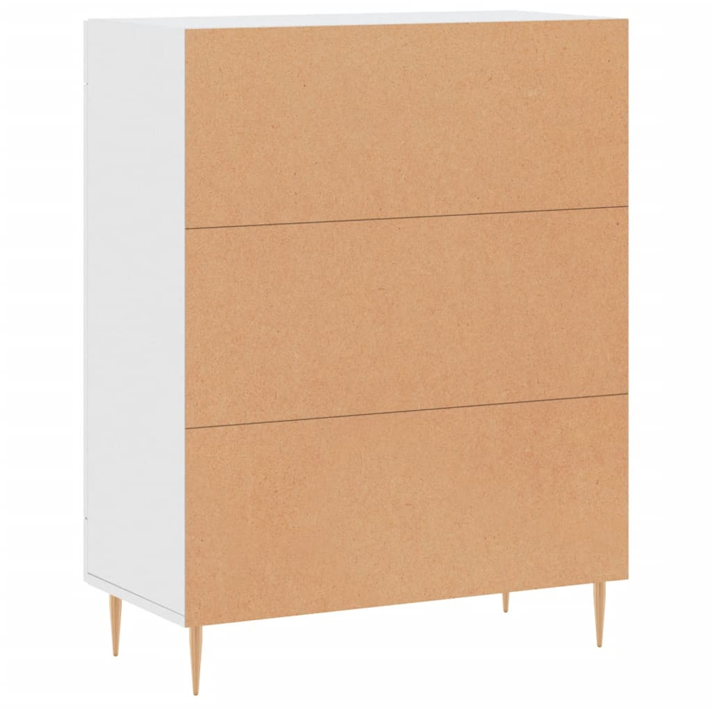 vidaXL 2 Door White Sideboard Image 8