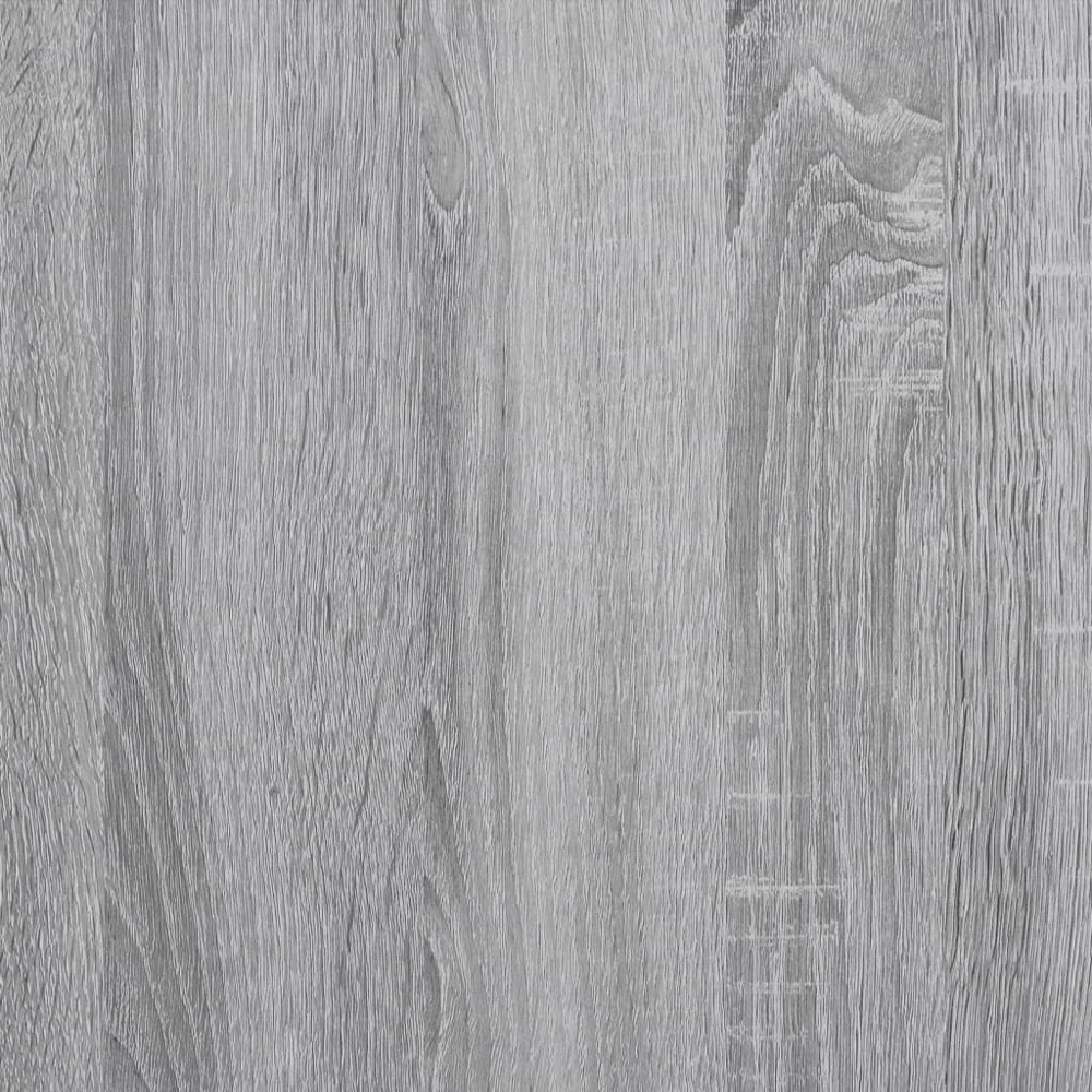 vidaXL 5 Shelf Grey Sonoma Oak Bookcase Image 7