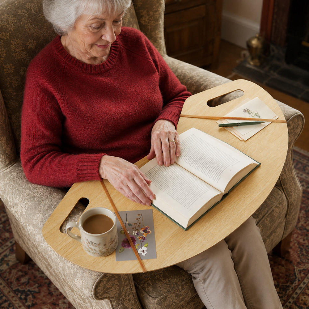Avilo Oversized Lap Desk with Cushion Base Image 3