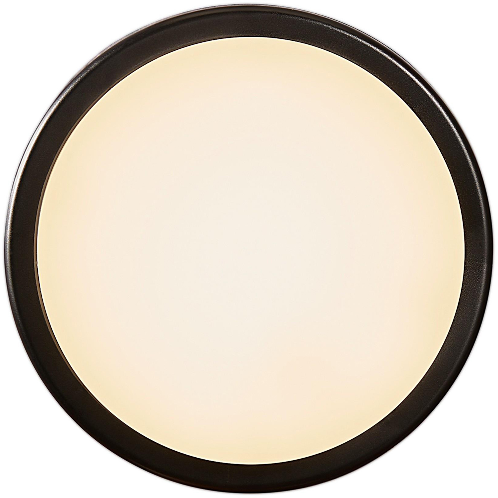 Nordlux Cuba Black Round Garden Wall Light Image 3