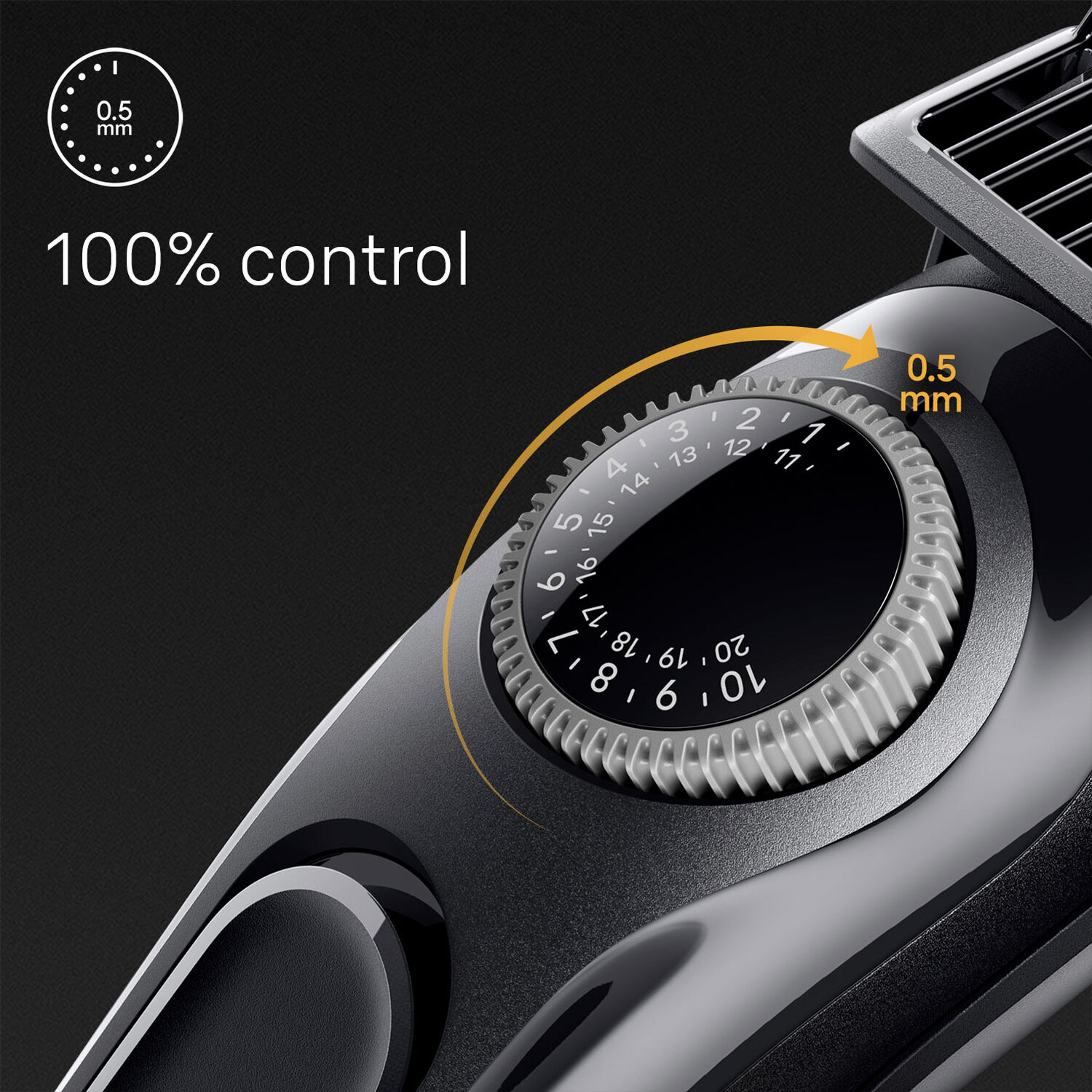 Braun Series 3 Beard Trimmer Dark Grey Image 4