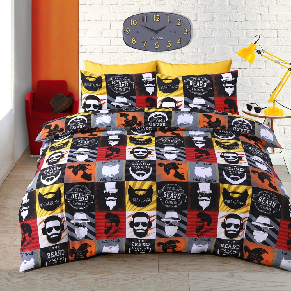 Velosso Its A Beard Thing King Size Duvet Set Image 1