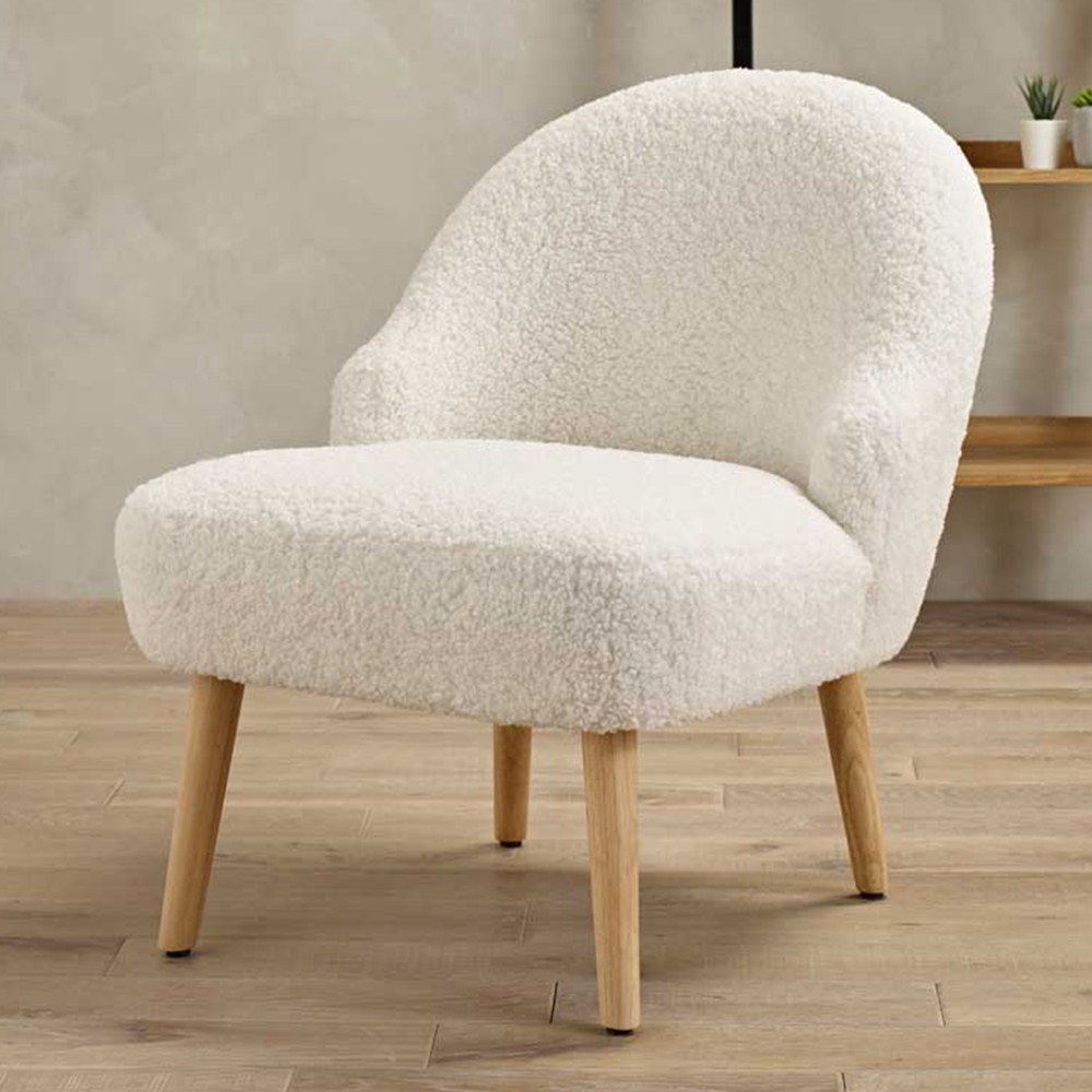 Ted White Boucle Chair Image 1