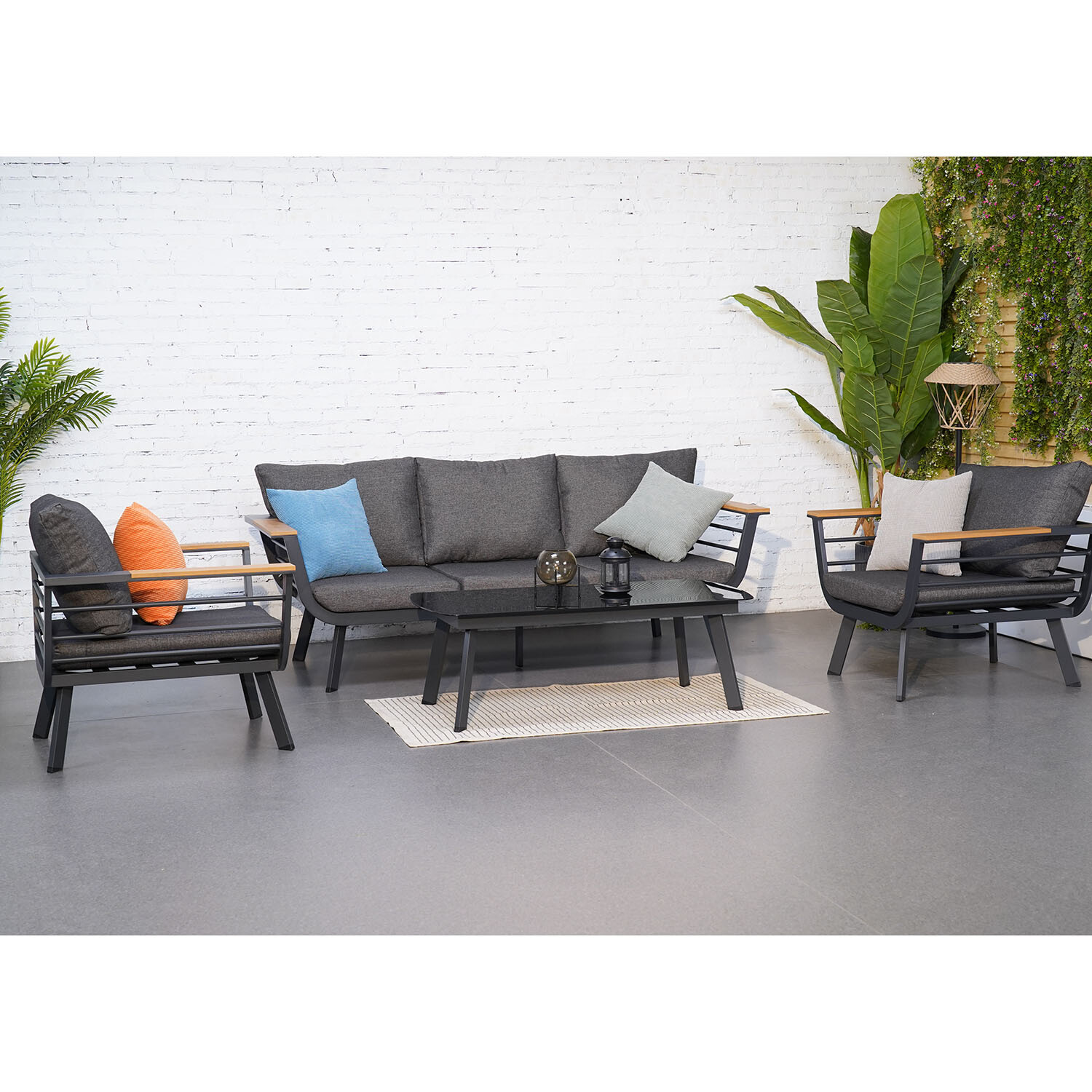 Saltram Sofa Set - Grey Image 6