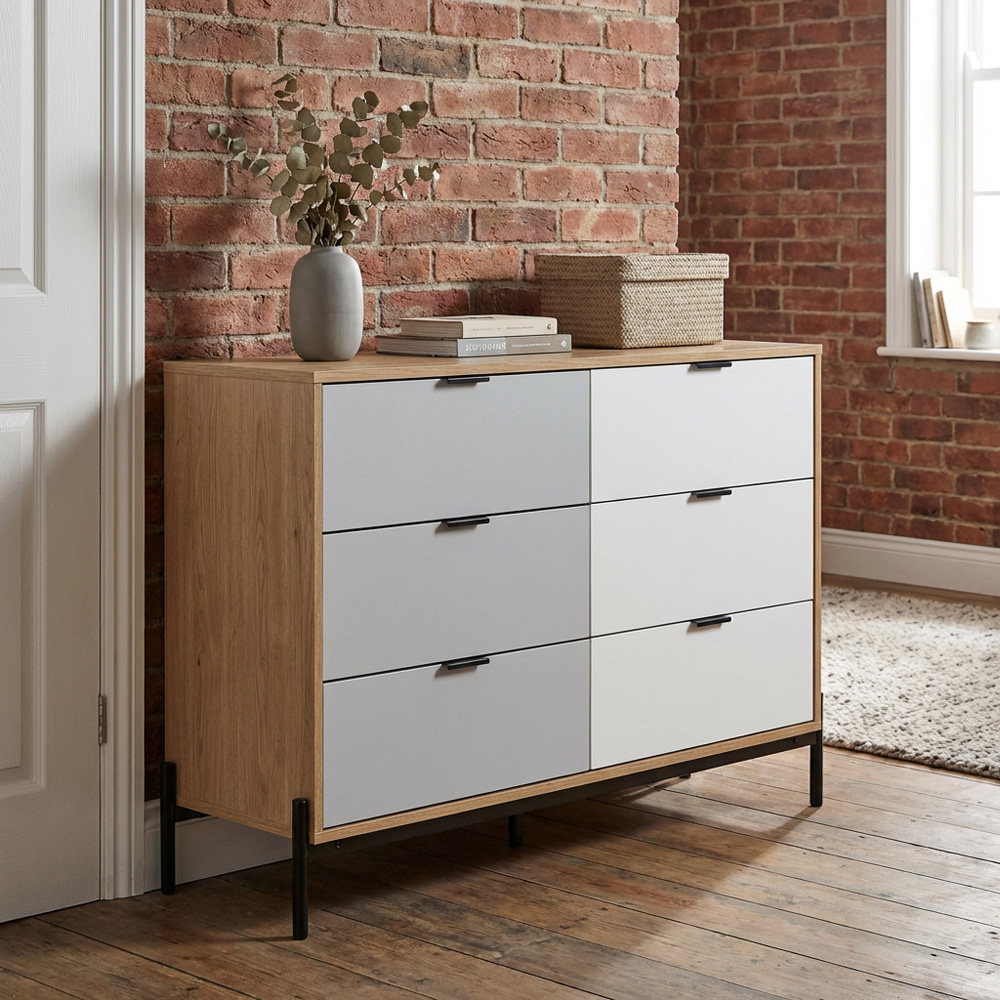 Odin 6 Drawer Chest of Drawers Image 3