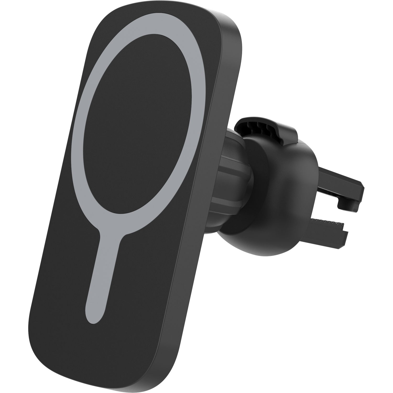 Magnetic Wireless Car Charger - Black Image 1