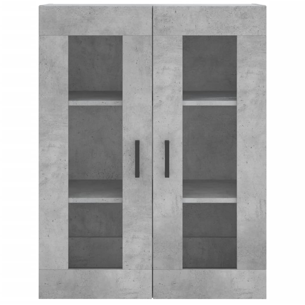 vidaXL 4 Door Concrete Grey Highboard Image 6