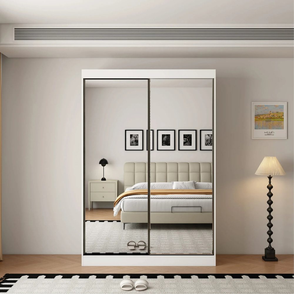 ARTESA Oracle 2 Door Full Mirrored Sliding Wardrobe Image 2