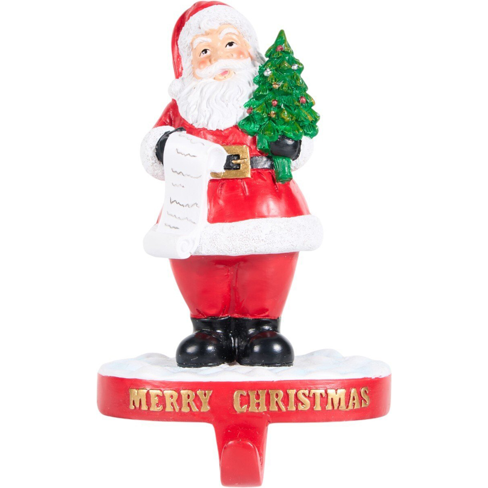Merry Christmas Santa Stocking HolderRed Image 1