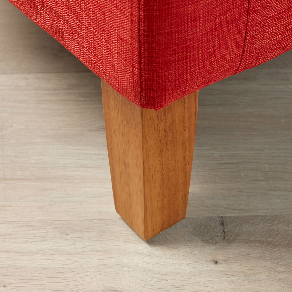 Home Source Bedford Orange Padded Tub Chair Image 4
