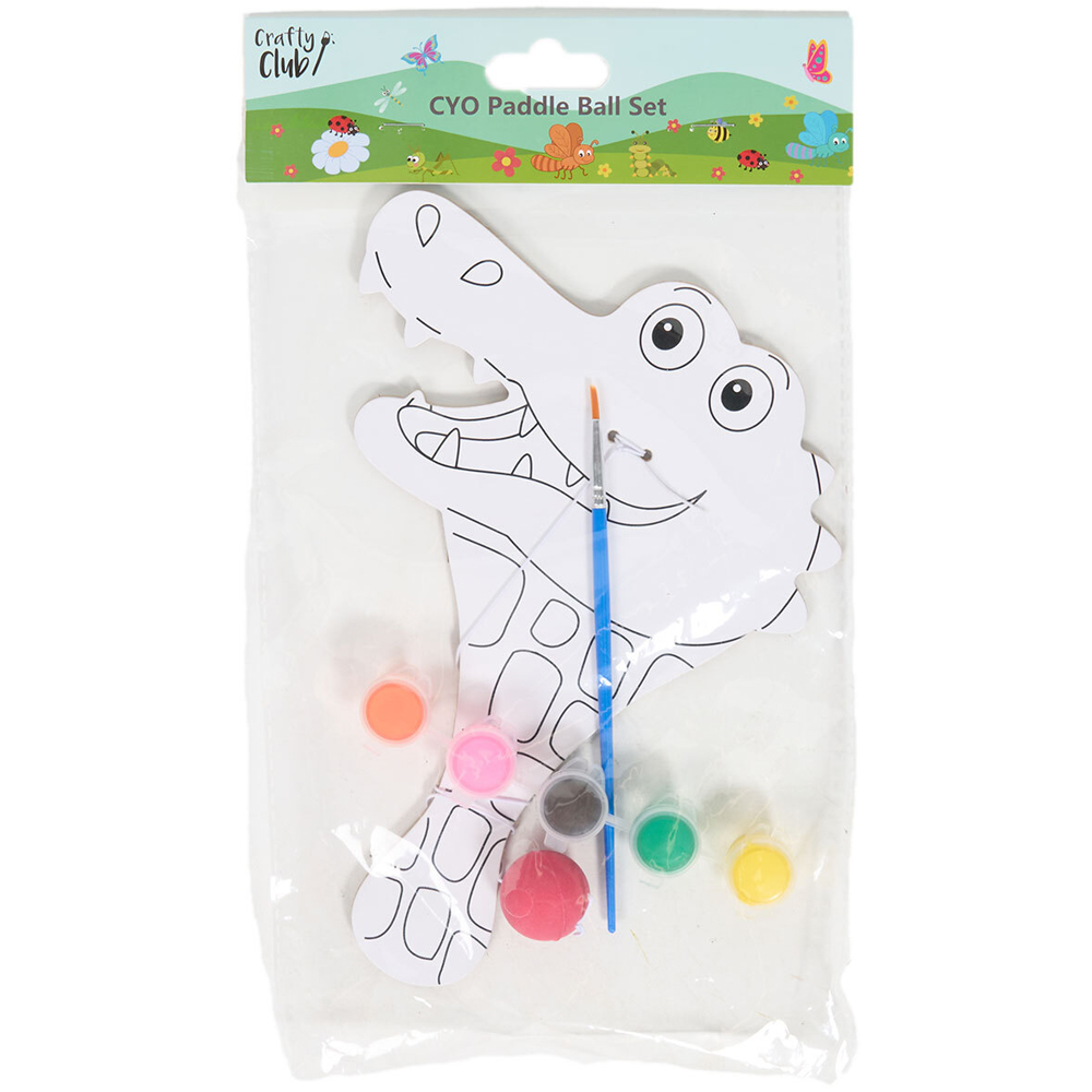 Colour Your Own Paddle Ball Set Image 3