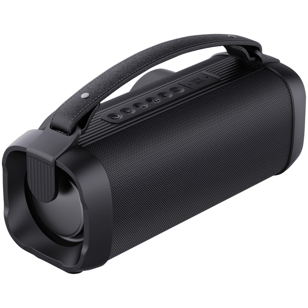 Streetz Black Boombox Wireless Speaker 16W with LED Lights Image 6