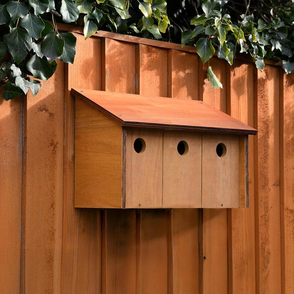 Happy Beaks Oakham Sparrow Terrace Nest Box 2 Pack Image 2