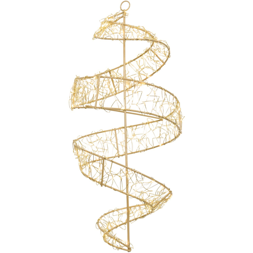 Set of 2 150 LED Gold Swirls Image 6