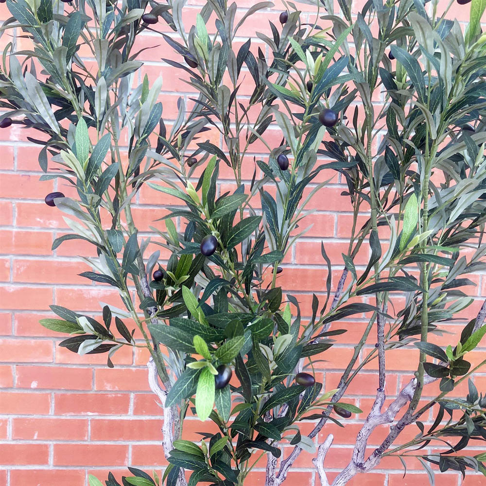 Leaf Artificial Olive Tree in Pot 7ft Image 5