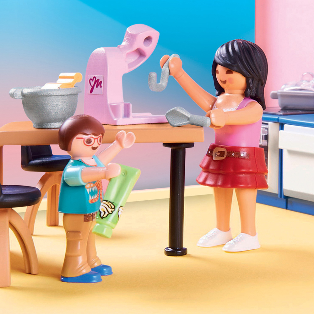 Playmobil Family Kitchen Playset 129 Piece Image 8