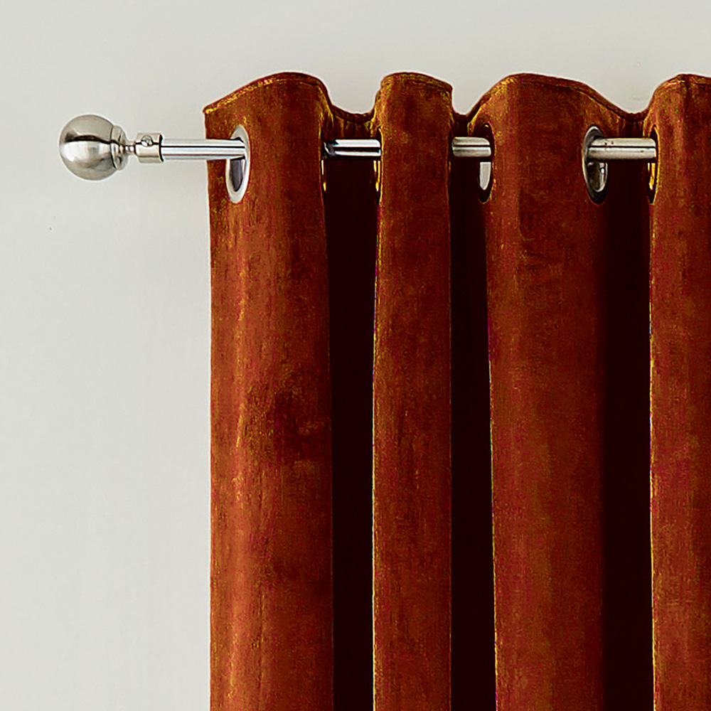 Helena Springfield Escala Lined Copper Curtains 168 x 229cm Image 2