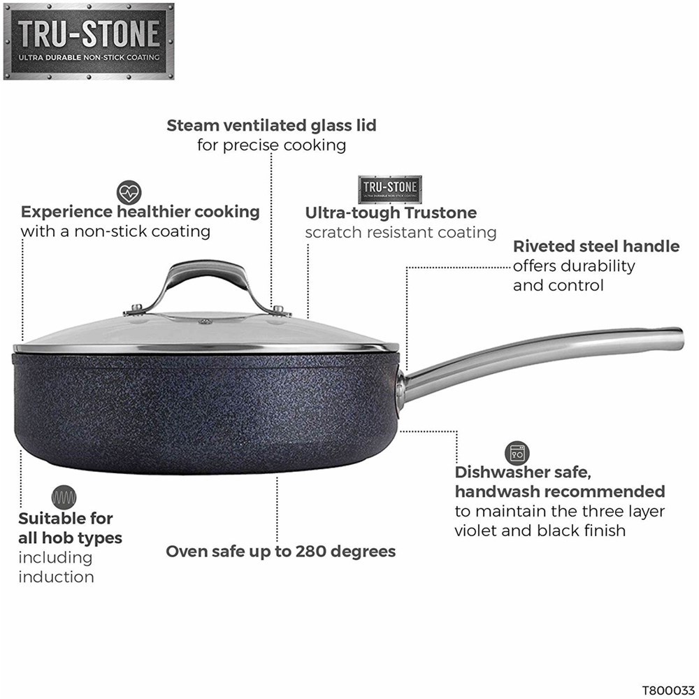 Tower TruStone Purple 28cm Multi Pan Image 8
