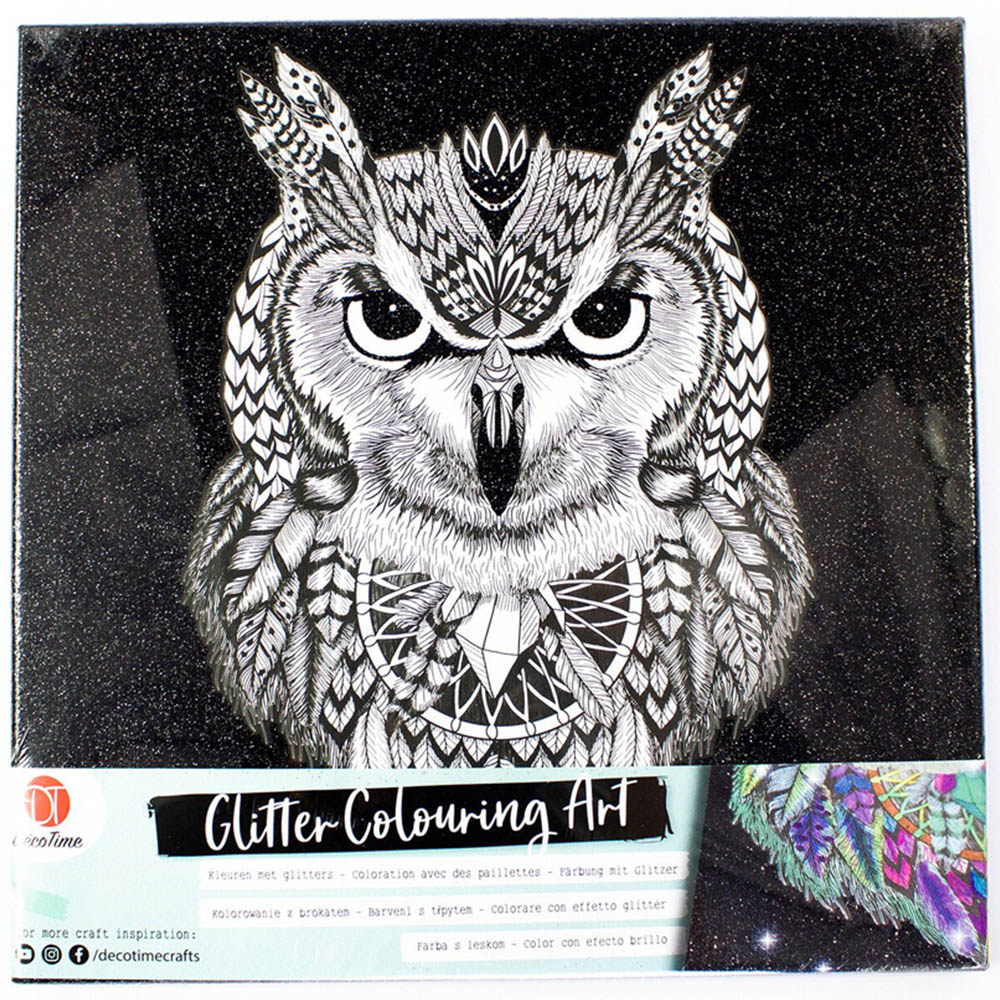 Deco Time Glitter Colouring Art Image 4