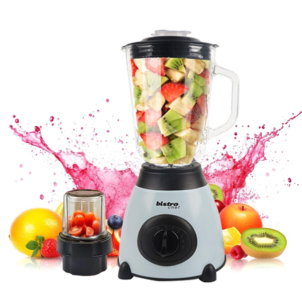 Alivio Bistro Chef 2-in-1 Blue Mixer Blender 850W Image 6