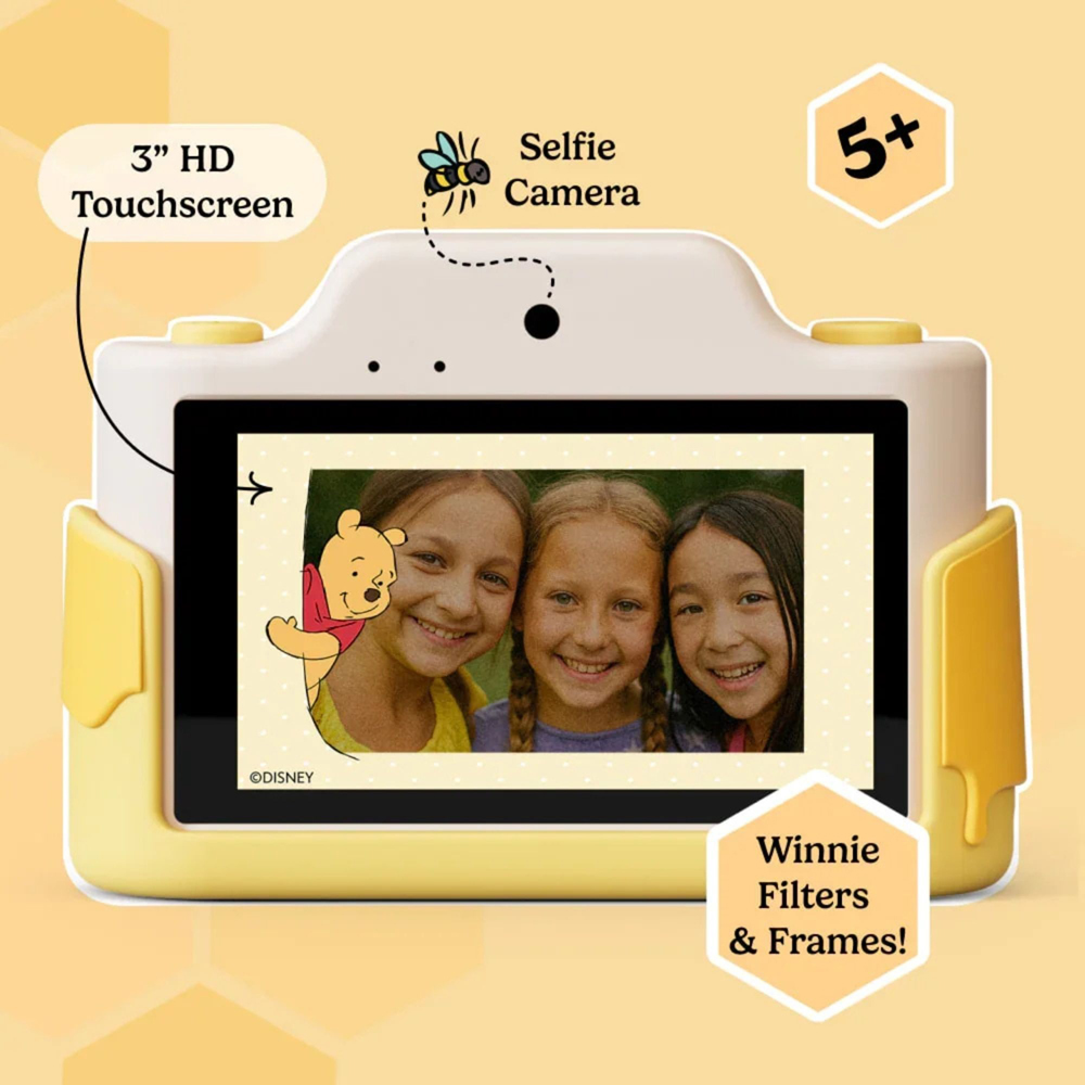 Kiimento Winnie the Pooh Kids Digital Camera and Video Camcorder with Touchscreen Image 5