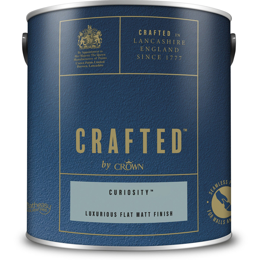 Crown Crafted Walls & Wood Curiosity Luxurious Flat Matt Paint 2.5L Image 2