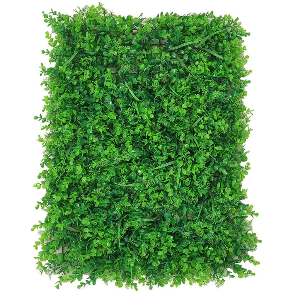 Living and Home Green Artificial Plant Hedge Wall Panel 60 x 40cm Image 2