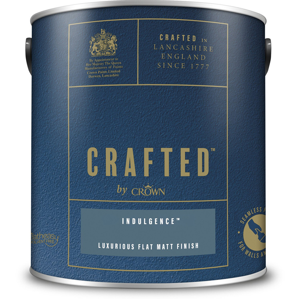 Crown Crafted Walls & Wood Indulgence Luxurious Flat Matt Paint 2.5L Image 2