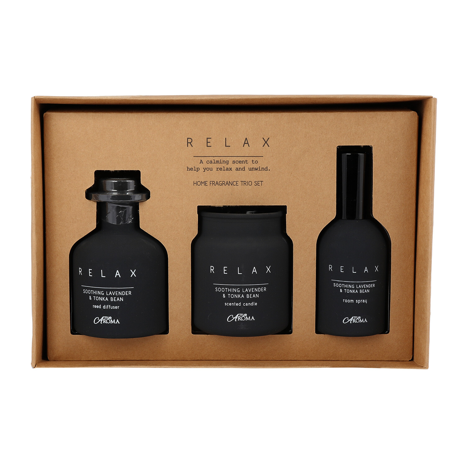 Relax Home Fragrance Gift Set - Black Image 1