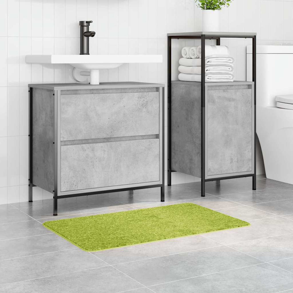 vidaXL Green Anti-Slip Bath Mat 50 x 80cm Image 2