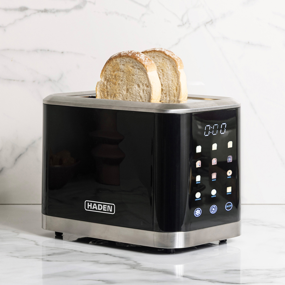 Haden Sensor 212948 Black Touch Screen 2 Slice Toaster Image 6