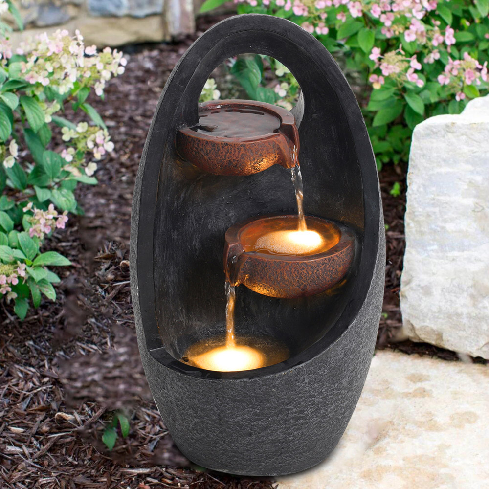Living and Home Egg-Shaped Electric Water Feature Image 2