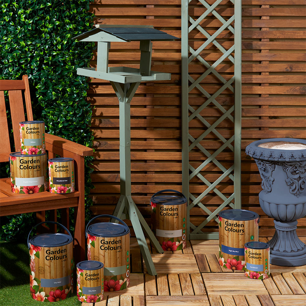 Wilko Garden Colours Cornflower Wood Paint 2.5L Image 9
