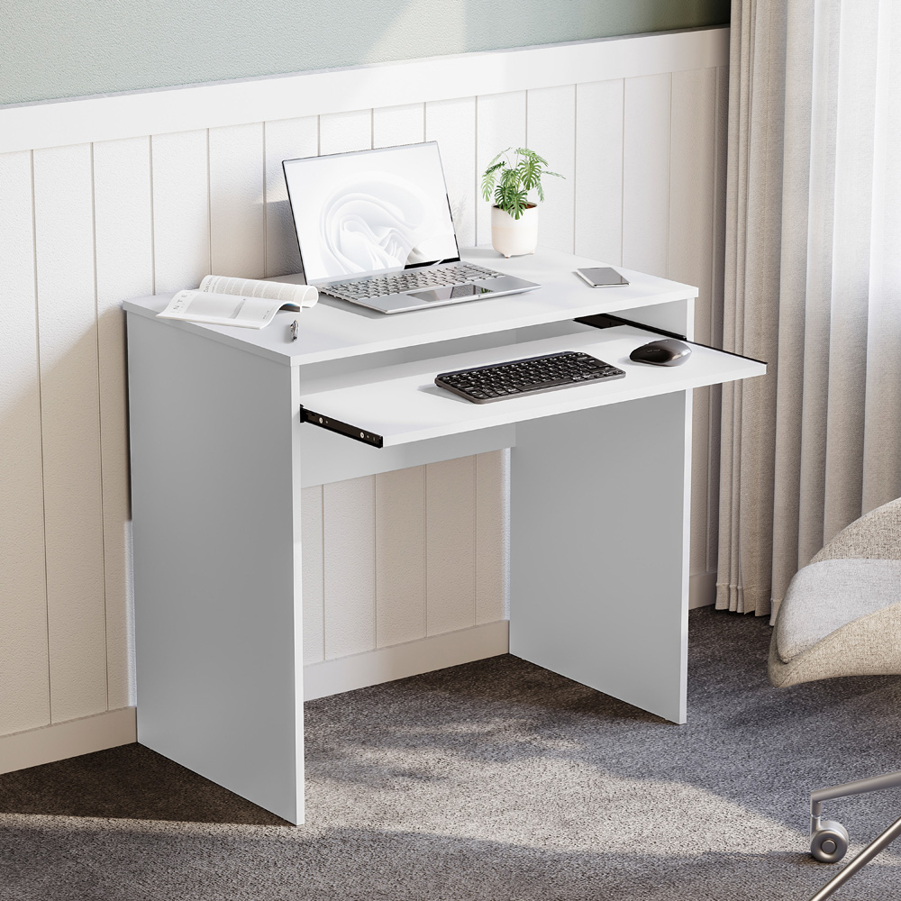 VIDA DESIGNS Hudson Computer Desk White Image 6