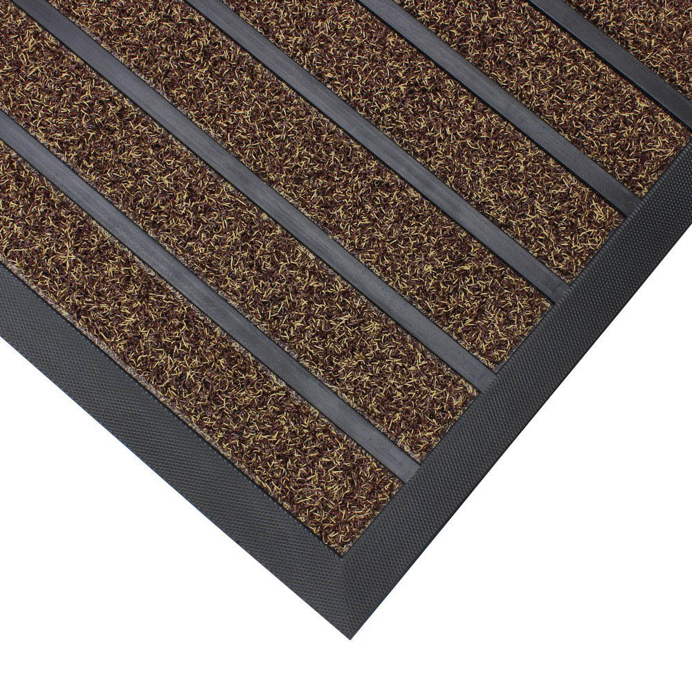 JVL Dirt Stopper Pro Brown Scraper Door Mat 45 x 75cm Image 4