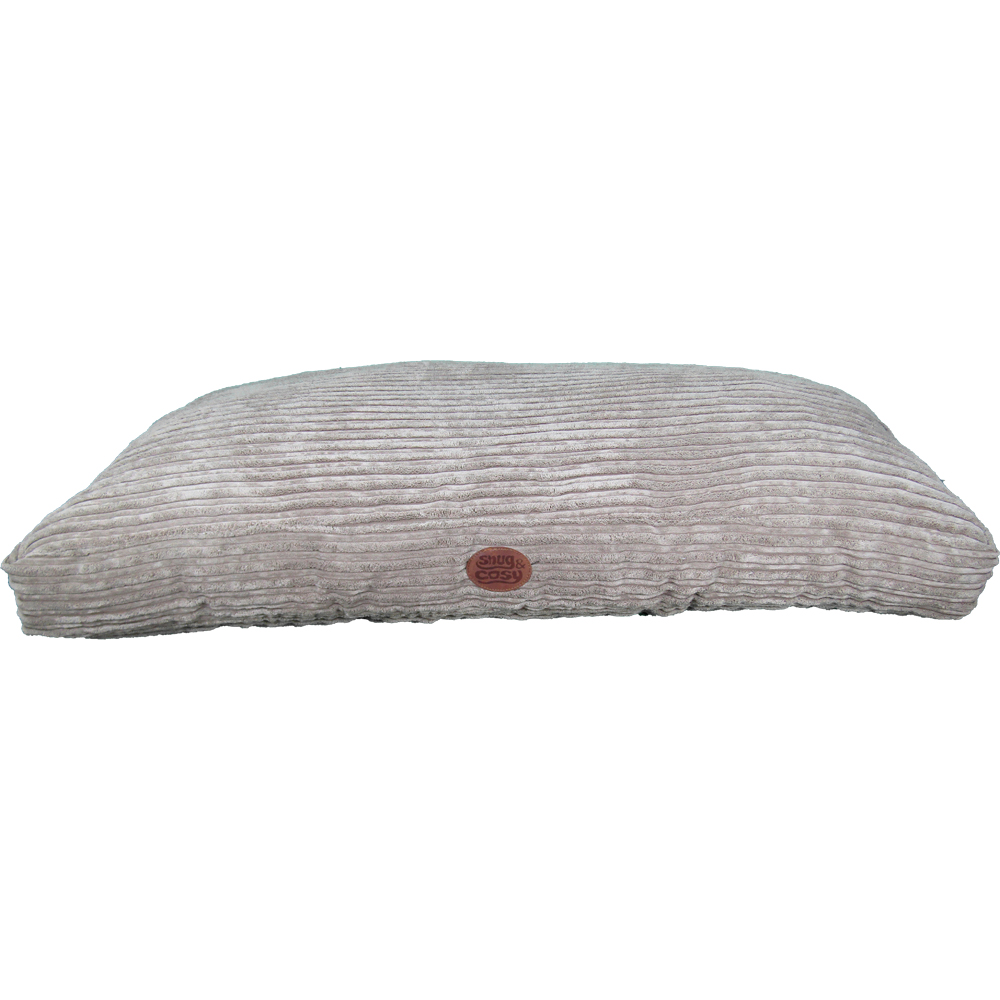 Snug & Cosy San Remo Large Brown Pet Lounger Bed Image 1
