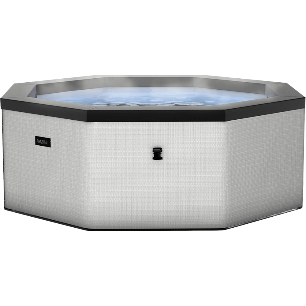 Wave Spas Como 6 Person Graphite Grey Eco Foam Hot Tub with EnergySave Bundle Image 1