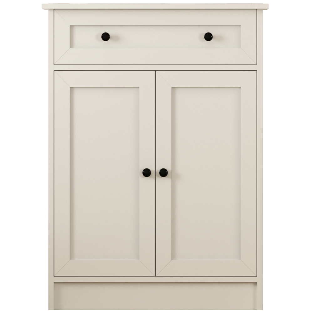 Evu DAISY 2 Doors Single Drawer White Sideboard Image 2