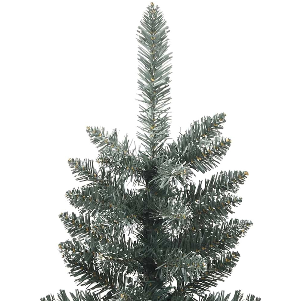 vidaXL Pre-Lit Pink Baubles Green Artificial Christmas Tree 6ft Image 7