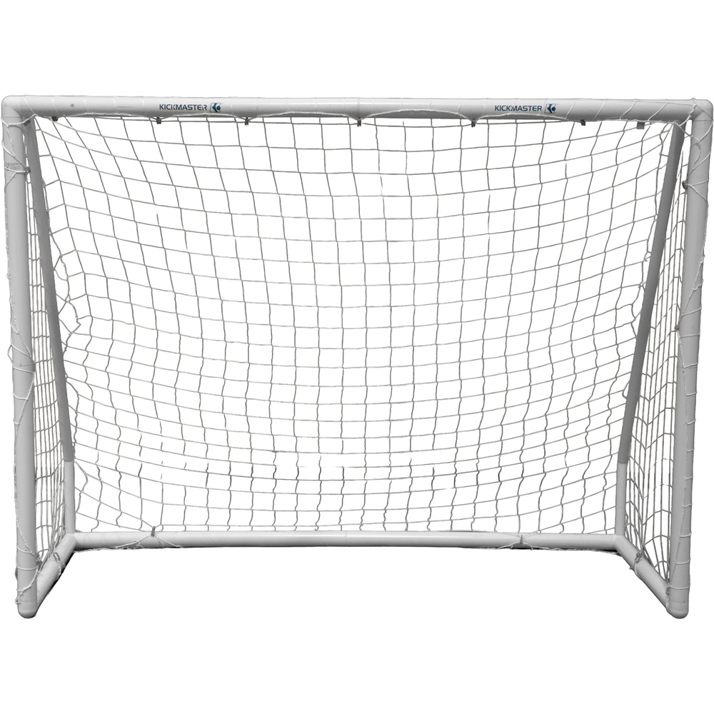 Kickmaster 68mm White Premium PVC Frame Soccer Goal 8ft Image 2
