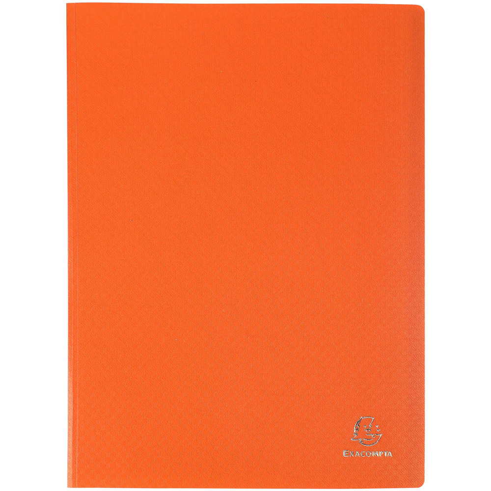 Exacompta Opak A4 40 Pocket Orange Display Book 10 Pack Image 1